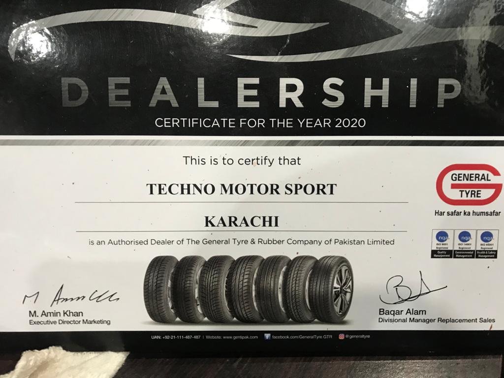 General Tyre Dealer Karachi